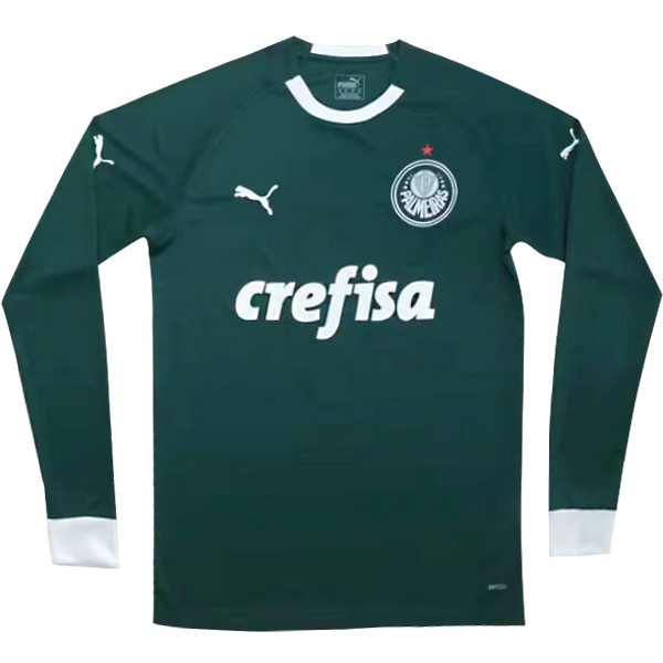 Camiseta Palmeiras Replica Primera Ropa ML 2019/20 Verde